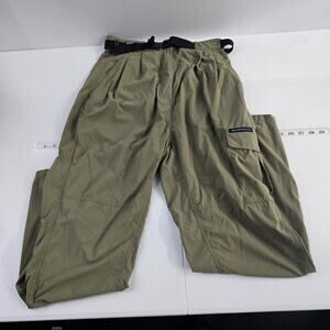 Exofficio hiking nylon pants womens green size 10/12 6669
